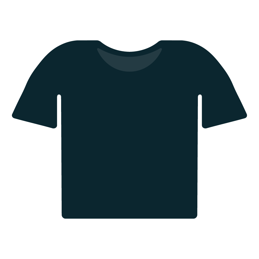Animation de film DTF placé sur un tshirt